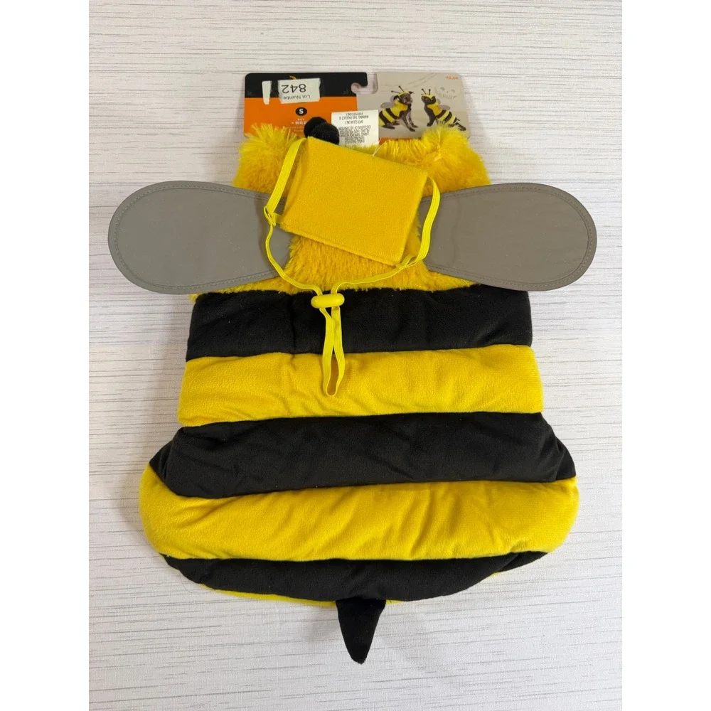 Hyde & EEK! Boutique Bumble Bee Pet Costume Small Yellow Black Halloween Dog Cat